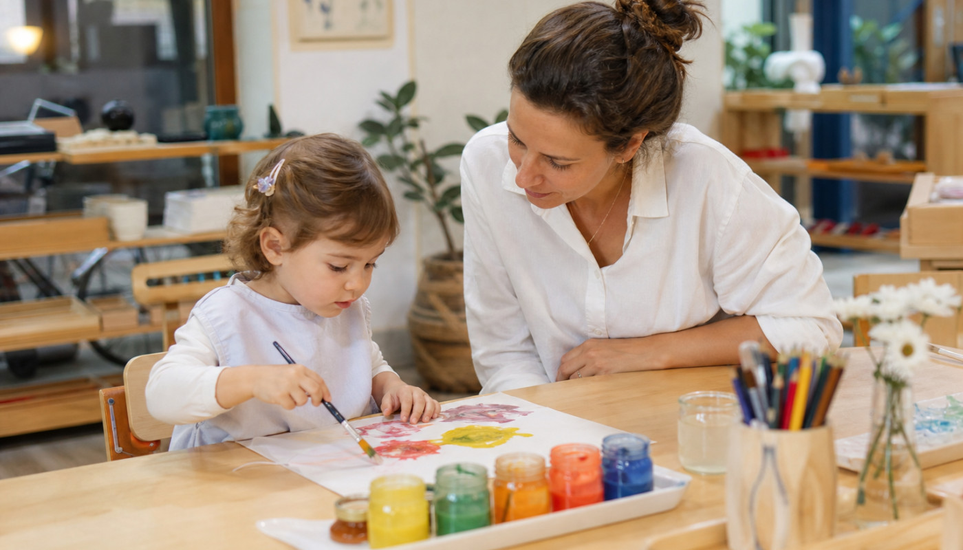 Comment l'école Montessori Paris 15ème utilise l'art et le dessin pour stimuler le développement des enfants de 2 à 3 ans